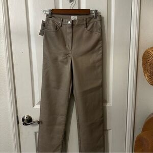 Wilfred Aritzia Vegan Leather Pants, size 2 NWT